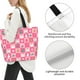 thumbnail image 3 of Disketp Pink Christmas Cheer Bolsa Tote Estampada para Mujer, Bolso de Hombro y de Mano para Compras y Viajes, 3 of 8