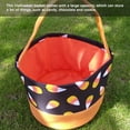 thumbnail image 2 of Naiovety Bolsa de Halloween Poliéster Gran capacidad Presente Aspecto lindo Cubos de vacaciones Decorativos Día de Todos los Bolsas con asa de Almacenamiento y organización del hogar seis Naiovety HA060897-06B, 2 of 6