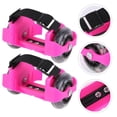 thumbnail image 3 of HLONK Patins à Roulettes à Talon pour Enfants Unisexes Légers Réglables Rose 3 Po, 3 of 6