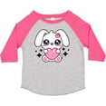 thumbnail image 3 of Inktastic Valentine Bunny Baby Heart Girls Toddler T-Shirt, 3 of 5