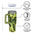 thumbnail image 4 of Camouflage 40oz Tumbler– Stainless Steel Insulated Tumbler with Handle and Straw, Large Capacity Travel Cup for Hot & Cold Drinks, 4 of 6