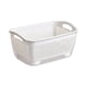 thumbnail image 1 of Cesta escurridora de verduras - Colador de doble capa para lavar frutas y verduras, plástico apto para alimentos, asas ergonómicas, gran capacidad, ideal para usar en la cocina, fácil de limpiar, 1 of 6