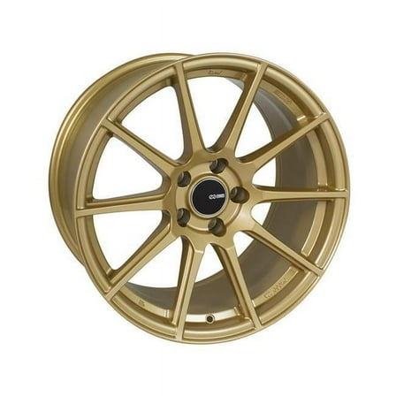 17 x 8 & 5x100 Bolt Pattern 45 mm Offset 72.6 mm Bore TS10 Gold Wheel