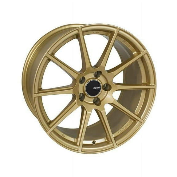 Enkei 499-885-6550GG 18 x 8.5 & 5x114.3 Bolt Pattern 50 mm Offset 72.6 mm Bore TS10 Gold Wheel