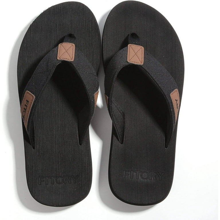 Fitory men's flip on sale flops