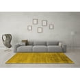 thumbnail image 3 of Ahgly Company Machine Washable Indoor Rectangle Oriental Yellow Industrial Area Rugs, 2' x 3', 3 of 4