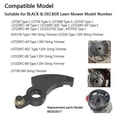thumbnail image 3 of For Black Decker Lawn Mower 90567077 Trimmer Line Feeder Lever Replacement Part, 3 of 5