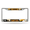 Chengdu Hunters Standard 12" x 6" Chrome Frame With Decal Inserts - Car/Truck/SUV Automobile Accessory