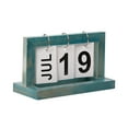 thumbnail image 2 of Calendar Block - Wooden Perpetual Desk Calendar - Home and Office Decor,Creative Nordic Wooden Page-turning Calendar Ornament Study Desk Decoration, 2 of 7