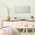 thumbnail image 2 of Stupell Industries Snuggle Text Minimal Distressed Beige Paint Canvas Wall Art by Daphne Polselli, 2 of 6