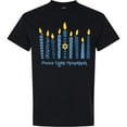 thumbnail image 3 of Inktastic Peace Light Hanukkah T-Shirt, 3 of 5