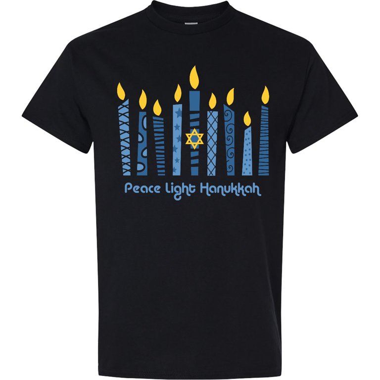 Peace Light Hanukkah Graphic T-Shirt photo 3