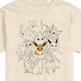 thumbnail image 3 of Pokémon - Eevee Group - Men's Short Sleeve Graphic T-Shirt, 3 of 5