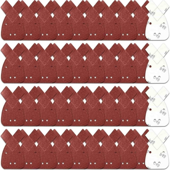 Zisupridco 40PCS Mouse Sanders Pads, Sandpaper Mouse Sanding Sheets Assorted Grits 40/60/80/120