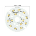 thumbnail image 2 of Uxcell 7W 120lm 3000-3200K 48mm 21-24VDC COB LED Light Chip Beads Energy Saving Bulb Warm White 10 Pack, 2 of 5