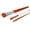 Orange, variant on The ROP Shop (Pack of 10) (1/4 Inch) Orange 48 Non Reflective Driveway Markers, Snow Stakes Poles for Snow Plowing Driveways, Walkways, Sidewalks, Parking Lots