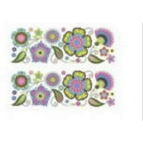 Flower Spring Edible Photo Image Cake Border Decoration