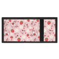thumbnail image 4 of Chririnla Cartoon Axolotl & Strawberry Print Trifold Coin Wallet, Polyester Coin Bag for Sports, Compact Slim Trifold Coin Purse Wallet, 4 of 6