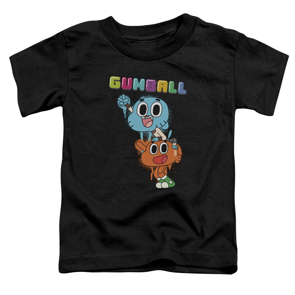 AMAZING WORLD OF GUMBALL SPRAY Toddler Kids Graphic Tee Shirt 2T 3T 4T 4 5-6 7 