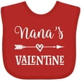 thumbnail image 3 of Inktastic Nana Valentine Grandchild Gift Girls Baby Bib, 3 of 4
