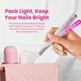 thumbnail image 4 of Lima de uñas de vidrio Dr. Dana Premium Cristal de doble cara, 4 of 7