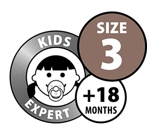 BIBS Colour Latex Pacifier Size 3, 18 to 36 Months, Blush/Blush, 2 Count, Infant