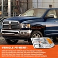 thumbnail image 3 of Conjunto de faros AXLAHA para Dodge Ram 1500 2500 3500, par, 3 of 9