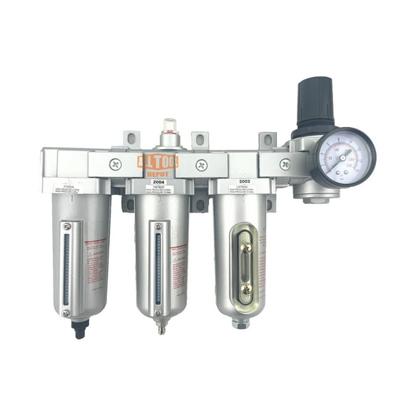 3/4" NPT HEAVY DUTY Industrial Grade 4 Stages Filter Coalescing Desiccant Dryer Regulator System (AUTO DRAIN)