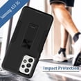 thumbnail image 5 of Samsung A53 5G, Galaxy A53 5G case, Military Grade Heavy Duty with HD Screen Protector Magnetic Ring Kickstand Car Mount Protection Armor Phone Case Cover for Samsung Galaxy A53 5G (Black_Black), 5 of 14