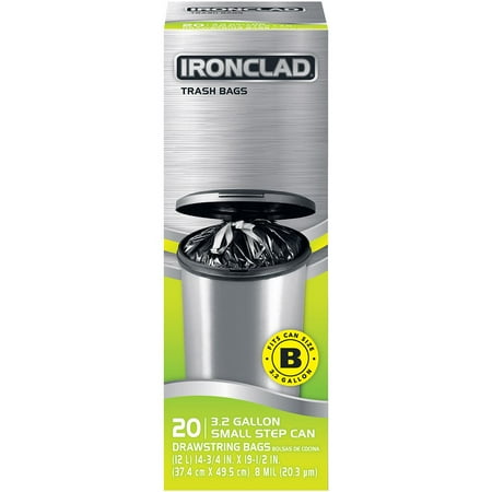UPC 011217000110 Ironclad Small Step Can Drawstring Bags 3.3