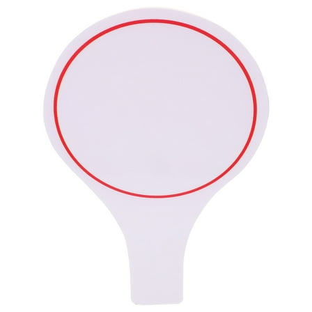 MLINS Handheld Scoreboard Whiteboard Dry Erase Paddle Single-Sided Judge Scoreboard Scoring Paddle for Classroom Voting and Game Scoring