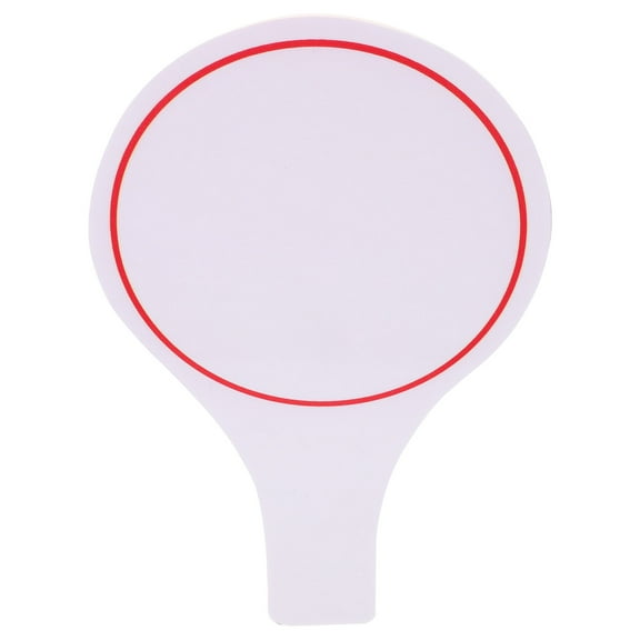 MLINS Handheld Scoreboard Whiteboard Dry Erase Paddle Single-Sided Judge Scoreboard Scoring Paddle for Classroom Voting and Game Scoring