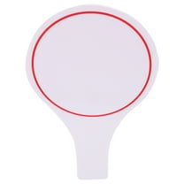 MLINS Handheld Scoreboard Whiteboard Dry Erase Paddle Single-Sided Judge Scoreboard Scoring Paddle for Classroom Voting and Game Scoring