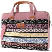 DOMISO 15.6 inch Laptop Sleeve Shoulder Bag Water-Resistant Protective Messenger Bag Business Briefcase for 15.6"
