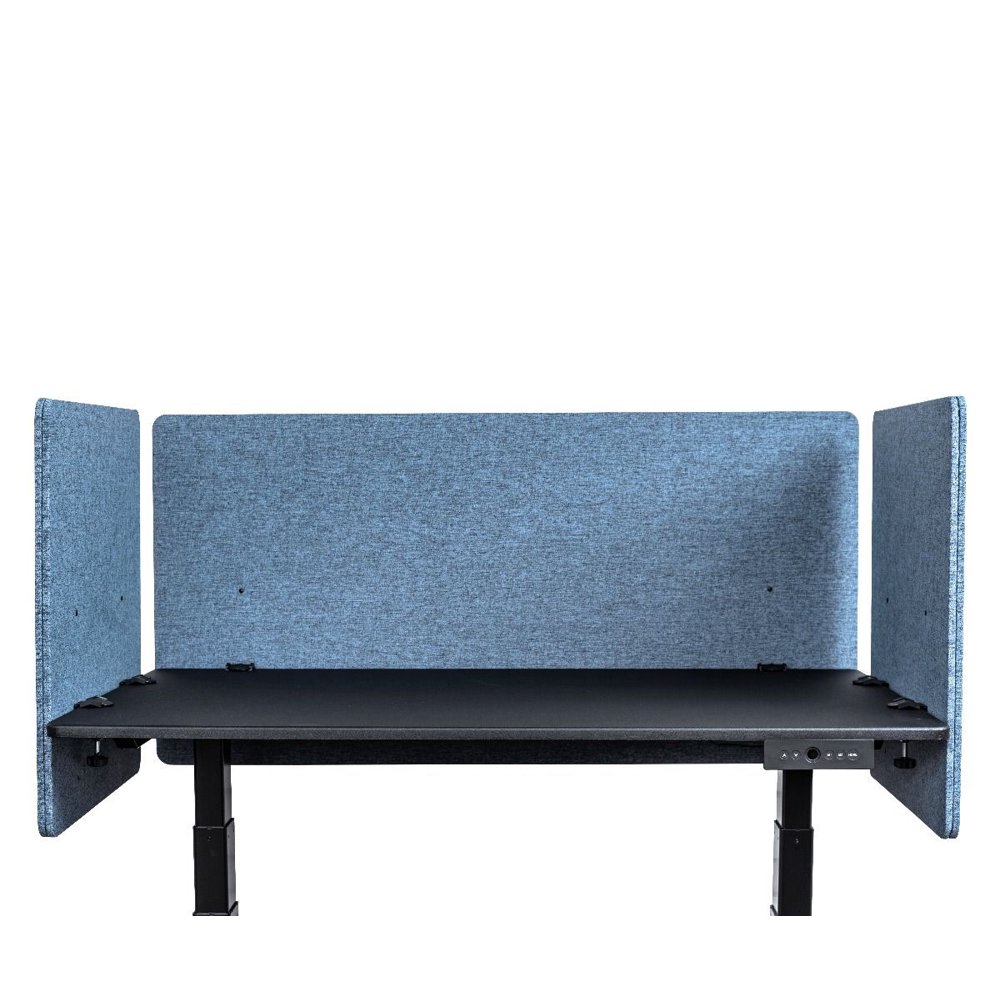 Offex Classroom, Library, Office Desk Mounted Partition Divider 3 Piece