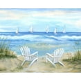 thumbnail image 2 of Dunlap, Marilyn 18x15 White Modern Wood Framed Museum Art Print Titled - Seaside Escape, 2 of 4