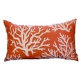 thumbnail image 3 of Plutus 26" x 26" Berry Crest Vineyard Luxury Throw Pillow in Red and Beige, 3 of 4