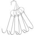 thumbnail image 5 of 4 Pcs Meat Hooks for Smoker Bbq Grill Utensils Roast Goose Poultry Silver, 5 of 8