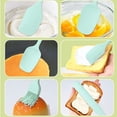 thumbnail image 6 of 6pcs Silicone Rubber Spatula Set, Cooking Brush for Oil, Rubber Spoon Spatula, Heat Resistant Non-Stick Flexible Scrapers or Baking, Cooking, and Mixing, 6 of 7