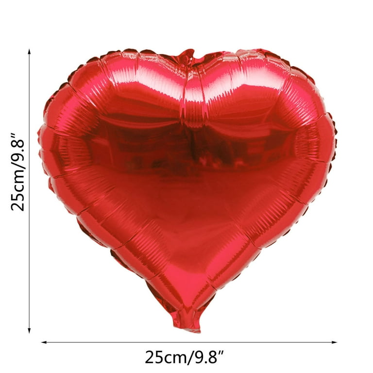 Fdelink Balloon 10 Inch Birthday Party Peach Heart Balloon