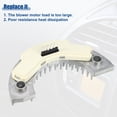 thumbnail image 4 of Reemplazo del resistor del motor del ventilador para Peugeot 206 307 tono blanco plateado, 4 of 7