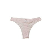 Dkny Ballet Pink Signature Lace Thong XL