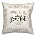 thumbnail image 2 of Creative Products Choose To Be Grateful 18 x 18 Spun Poly Pillow, 2 of 3