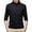 Black, variant on Mens Polo T Shirts Long Sleeve Button Down Tees Shirts Slim Fit Black Golf Tops