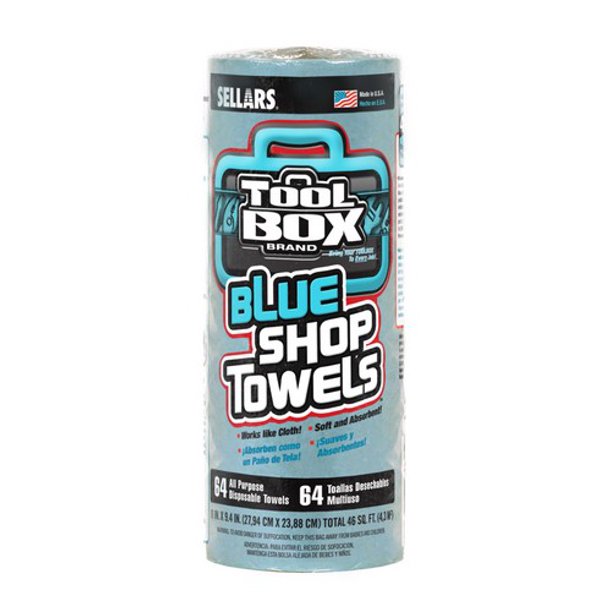 Toolbox 5440030 Blue Shop Towels, 55Ct. Roll