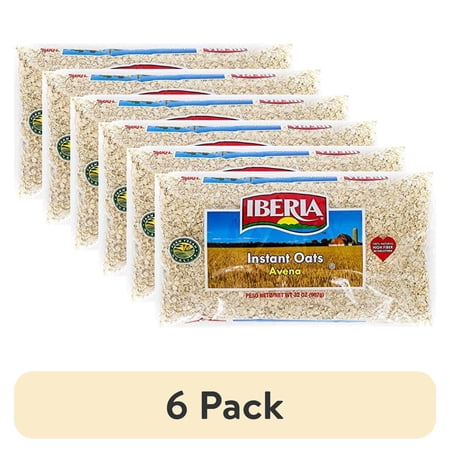 (6 pack) Iberia Instant Oats, 32 oz