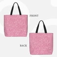 thumbnail image 2 of Easygdp Glitter Pink Bolsa Tote para Mujer, Bolso de Hombro para Trabajo, Playa, Viajes, Compras y Supermercado, 2 of 7