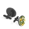 thumbnail image 2 of Pear Men's Cufflink for Formal Wear Made of Stainless Steel for Shirt Cufflink Applicable Scene, 2 of 6