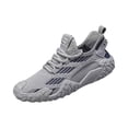 thumbnail image 2 of Willtoo Men's Breathable Knit Sneakers Lightweight Lace Up Non Slip Bumpy Sole Comfortable Casual Athletic Shoes for Training Walking Outdoor Activities, 2 of 4
