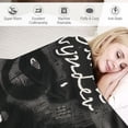 thumbnail image 3 of Orinice Teddy Bear Words Black Warm Lightweight Blanket Soft Fleece Blankets Throw Blanket Living Rooms Sofa Decor Cow Gifts All Seasons Super Soft Blanket 40x50in, 3 of 6